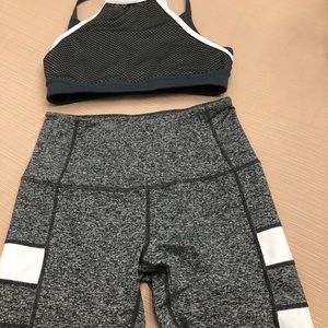 Zella sports bra and leggings